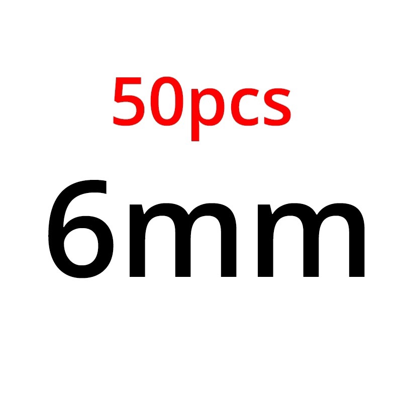 Amlucas Bộ 50 Hạt Phát Sáng Tròn Chuyên Dụng Cho Câu Cá