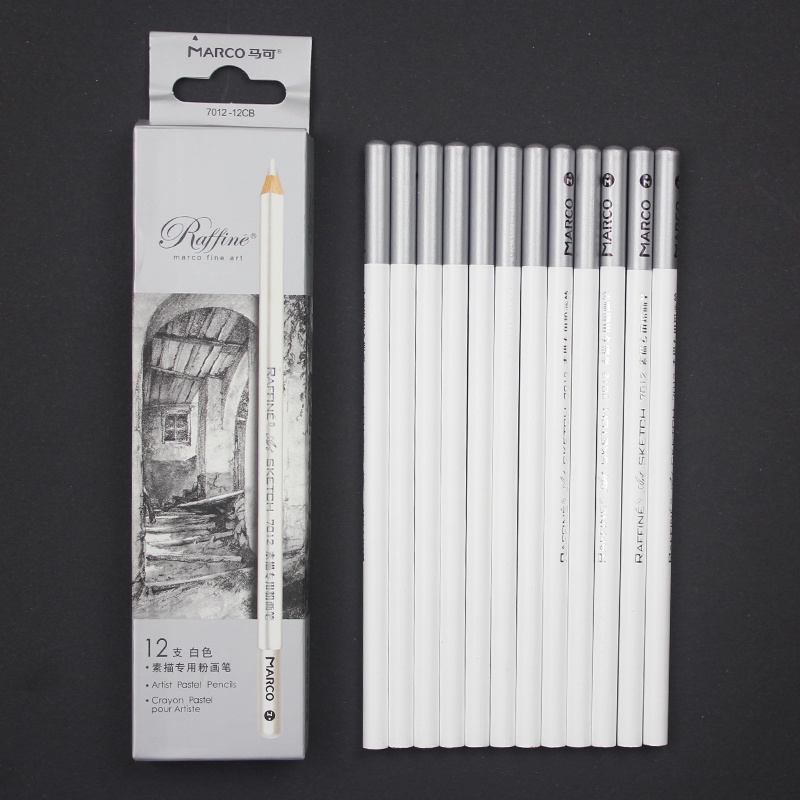 Bút Chì Vẽ Phác Họa Caryon Pastel Lõi Mềm Nhiều Màu Tùy Chọn 7011 Marco