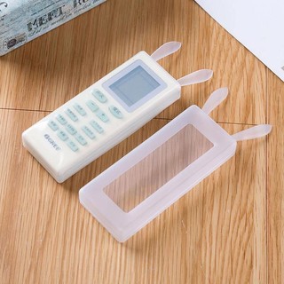 1 thỏ silicon trong suốt điều khiển từ xa vỏ bụi điều khiển từ xa vỏ bảo vệ điều hòa không khí tivi điều khiển từ xa bao