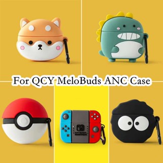 Đối với qcy melobuds anc case phim hoạt hình siêu ngầu cho qcy melobuds anc vỏ bọc tai nghe mềm