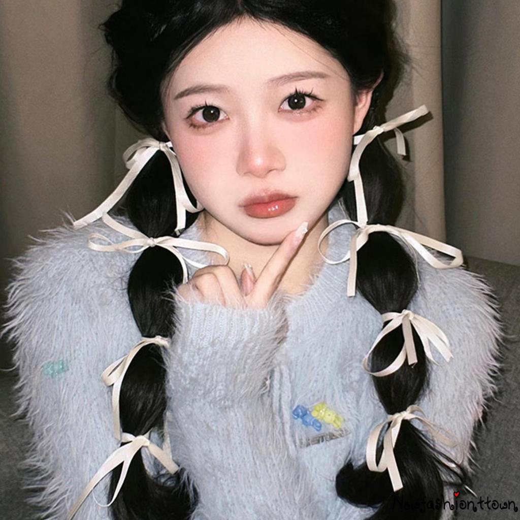 Kẹp Tóc Nơ Ruy Băng Dài Thời Trang Cho Nữ