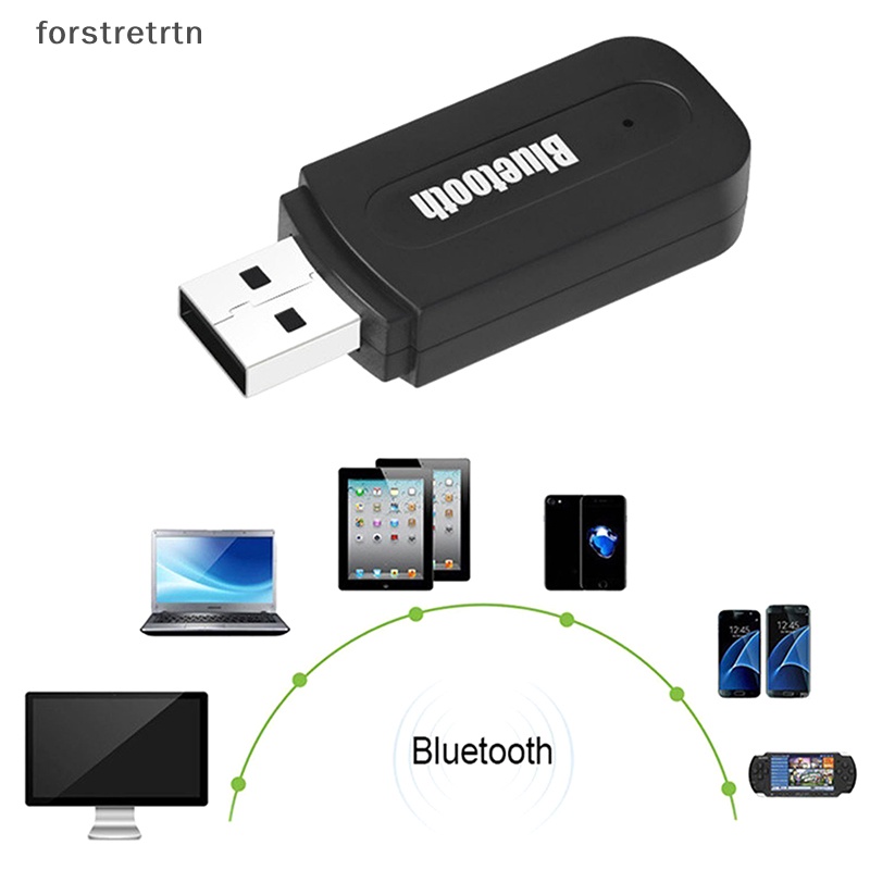 Forstretrtn usb bluetooth 2.0 bộ điều hợp pc âm thanh nổi không dây bộ thu âm nhạc 3.5mm jack aux cho pc máy tính xách tay máy tính loa tai nghe en
