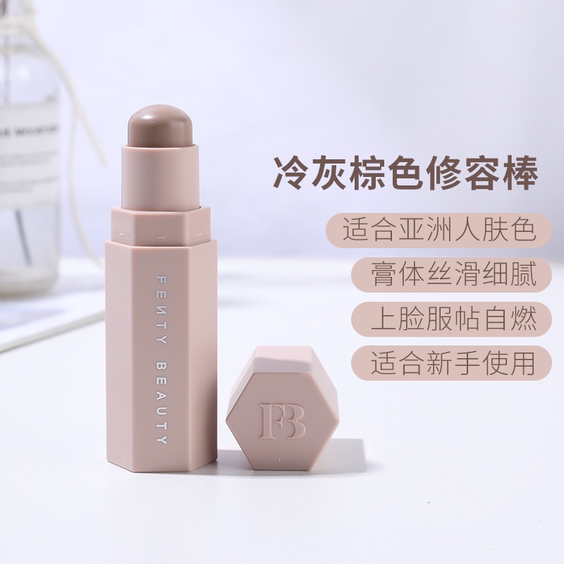 Fenty beauty contouring stick trang điểm dễ dàng nose shadow silhouette highlight matte contouring face makeup