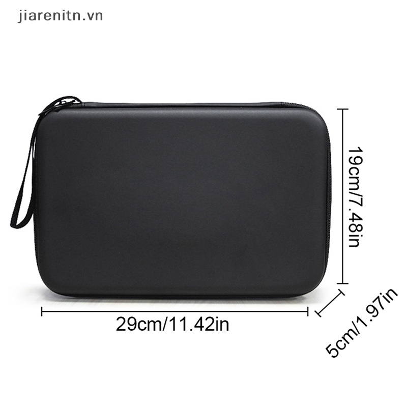 Jiarenitn 1pc túi đựng vợt bóng bàn di động eva túi xách hình vuông hộp đựng vợt vn