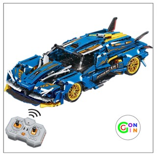Đồ chơi lắp ráp siêu xe Điều khiển từ xa tỷ lệ 1:14 Lamborghini Ferrari BMW Porsche Gon Gin