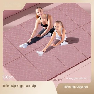 Gấp thảm tập thể dục gia đình, thảm thể thao chống trượt tpe, khiêu vũ trẻ em, nhảy dây, đệm yoga đôi