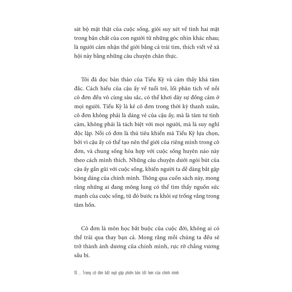 Sách Trong Cô Đơn Bất Ngờ Gặp Phiên Bản Tốt Hơn Của Chính Mình
