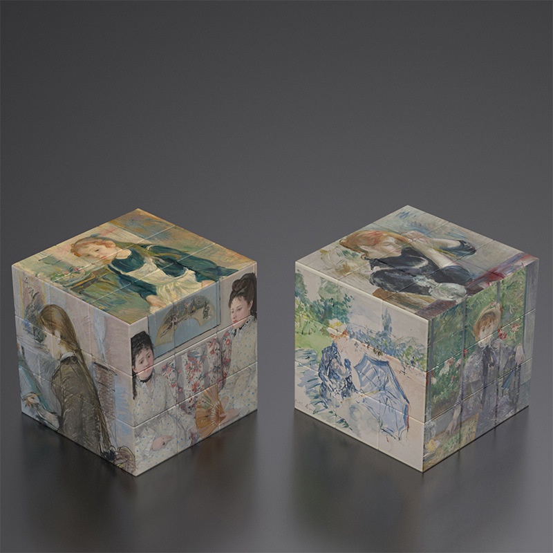 Z-cube 3x3 phong cảnh bộ sưu tập tranh nổi tiếng hình khối 5.7cm đồ chơi giáo dục