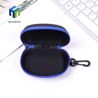 HEALMEYOU Hộp Đựng Mắt Kính Gập Gọn Nhẹ Đơn Giản Với Túi Đựng Mắt Kính Bằng Vải Có Dây Khóa Kéo