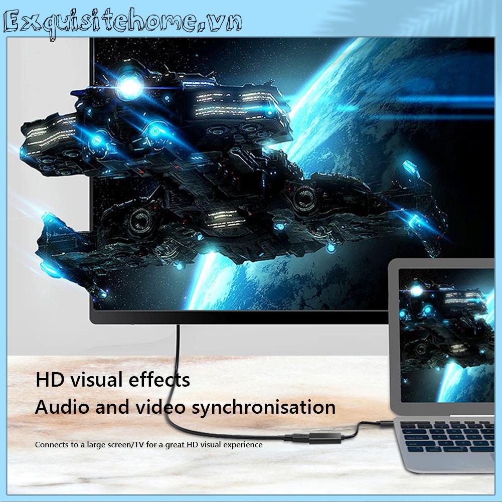 Cáp chuyển đổi tương thích 4k usb3.1 usb type c sang hdmi cho samsung microsoft