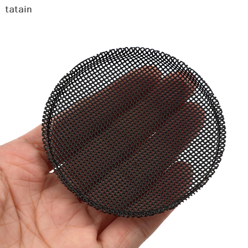 Tatain 3 "inch vỏ loa âm thanh trang trí vòng tròn lưới kim loại lưới tản nhiệt 2 chiếc vn