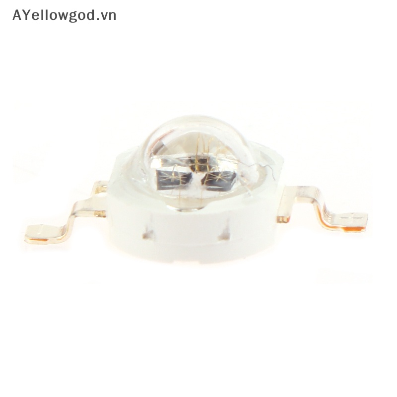 Ayellowgod 3w uv tím led bóng đèn cực tím chip đèn 365nm 375nm 380nm 385nm 395nm 400nm 405nm 410nm 420nm 3w high power light vn