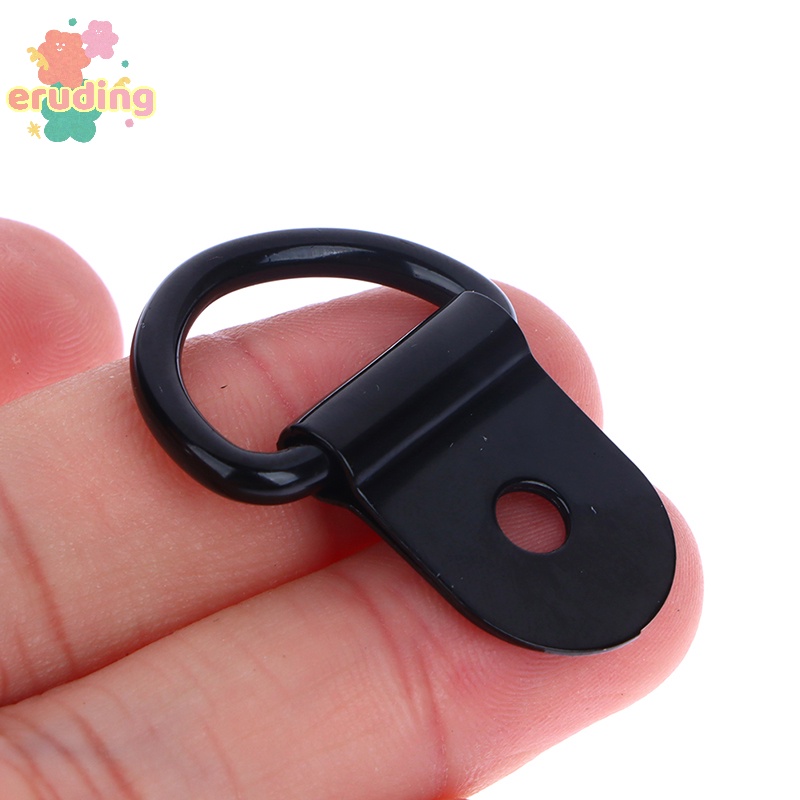 10 cái thép không gỉ d hình dạng kéo móc buộc xuống neo vòng sắt hàng hóa