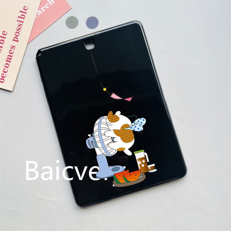 Bao da ipad samsung tab s2 9.7 t810 t815 tab a t550 t551 t555 tab 2 p5100 p5110 máy tính bảng chơi game tab máy tính bảng silicon mềm bảo vệ máy tính bảng