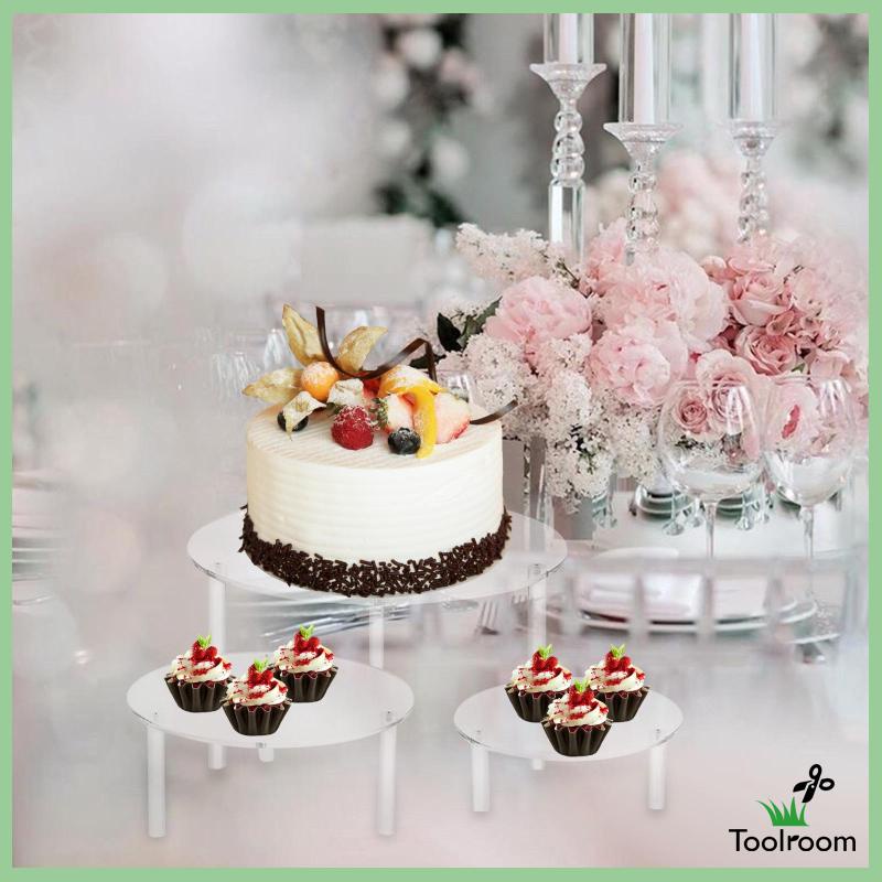3x đế bánh tiệc weding trang trí nhà kẹo có thể xếp chồng lên nhau bánh mì ngày lễ cupcake trưng bày cupcake chủ sở hữu món tráng miệng