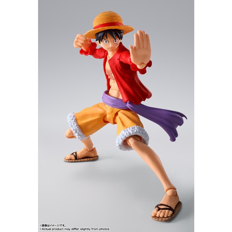 Bandai shf one piece one piece one piece monkey d luffy mũ rơm touch onishima có thể di chuyển thành phẩm
