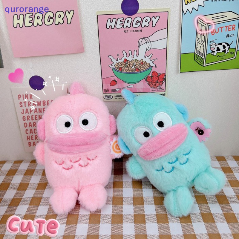 Qurange phim hoạt hình dễ thương hunton cá hề nhồi bông mềm búp bê móc khóa anime kawaii túi đồ chơi sang trọng mặt dây chuyền trang trí cho bé gái quà tặng sinh nhật ror