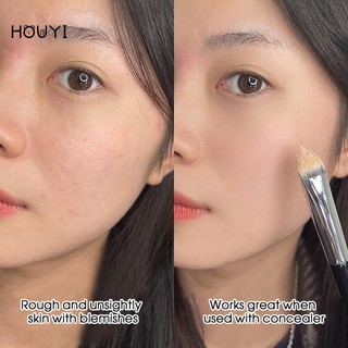1pc angled contour makeup brushes / multi-function facial concealer brush / cover dark circles foundation brush detail beauty tool