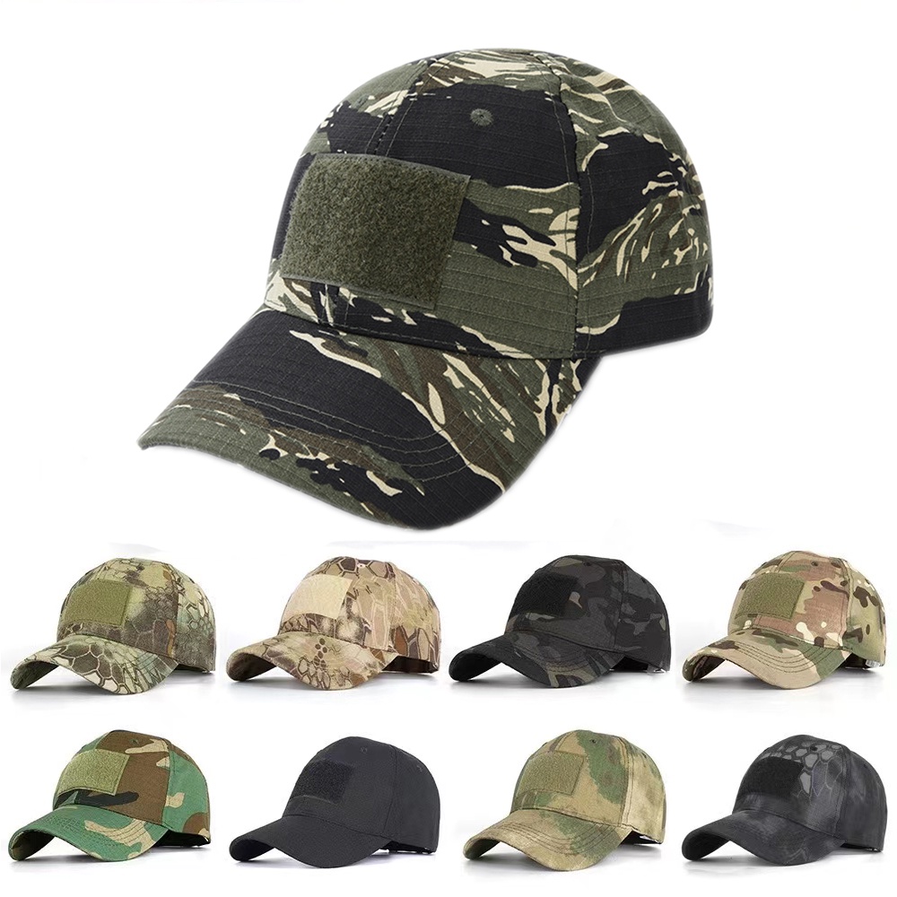 Camo Mũ Lưỡi Trai Thể Thao Họa Tiết Rằn Ri Cho Nam Và Nữ
