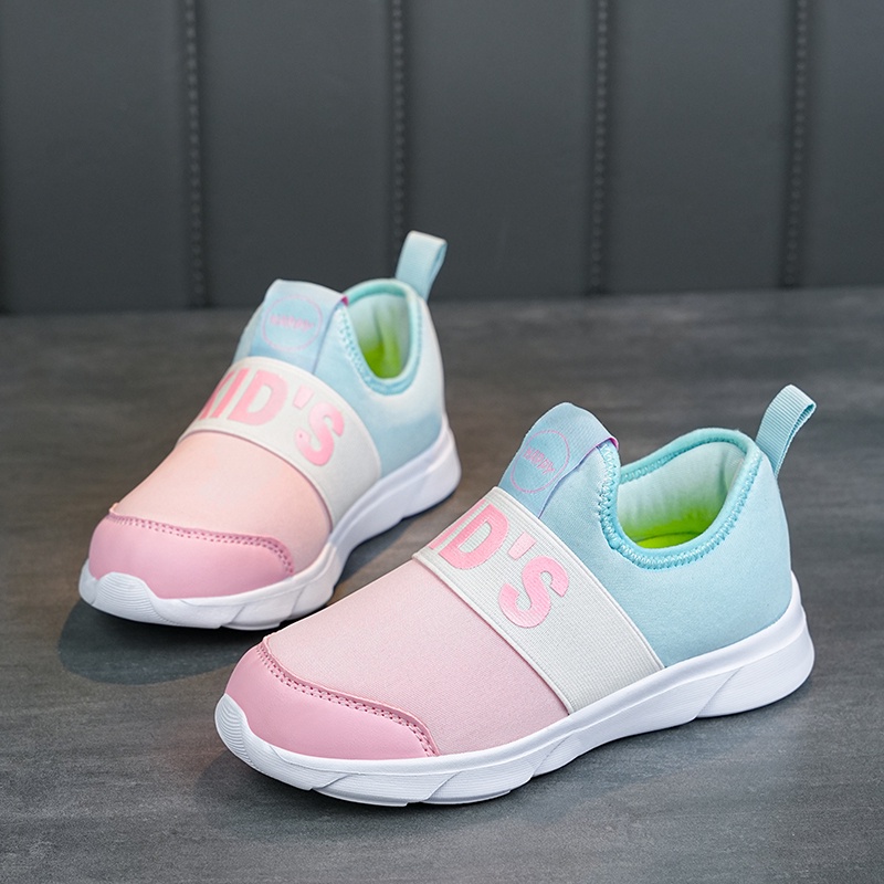 Giày trẻ em giày slip-on light sneakers cho bé gái bé trai 2023 giày thể thao trẻ em đi bộ / chạy bộ thông thường mới