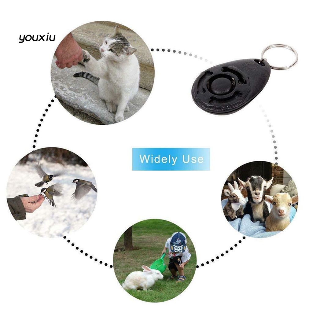 Yfp pet trainer hình bầu dục đàn hồi abs huấn luyện chó clicker cho ngoài trời