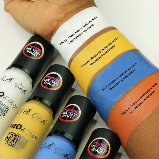 Kem nền hiệu chỉnh tone màu La Girl Pro.color Foundation Mixing Pigment
