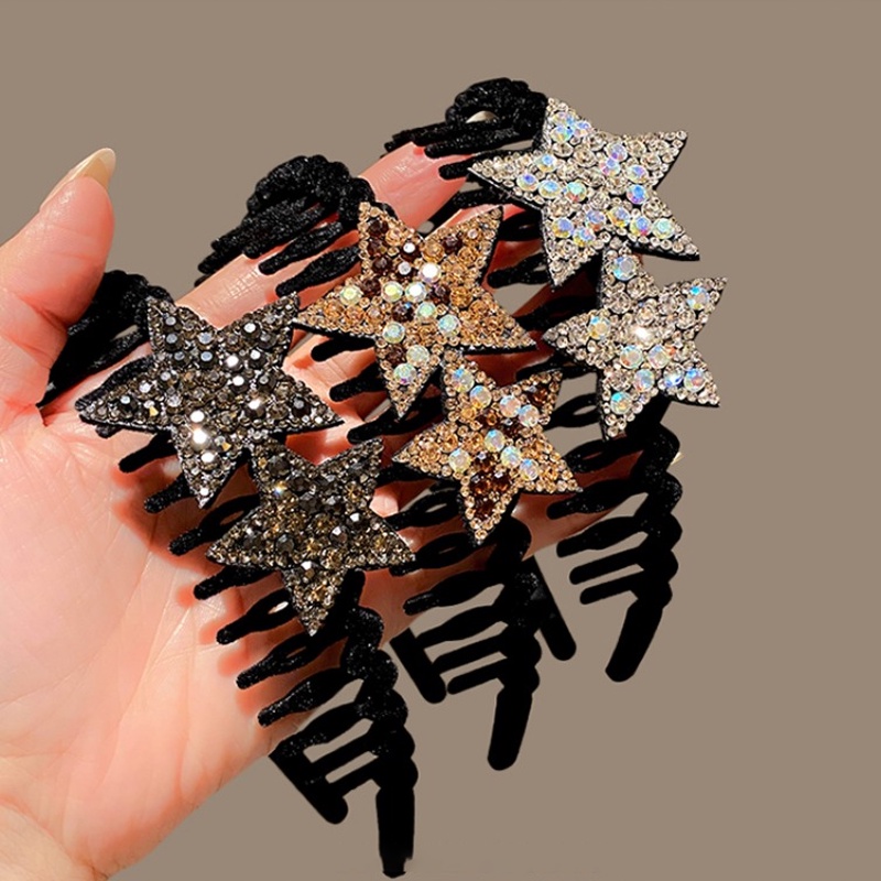 Băng đô Cài Tóc Ngôi Sao Đính Đá Đẹp mới Thời Trang Hàn Quốc Cho Nữ