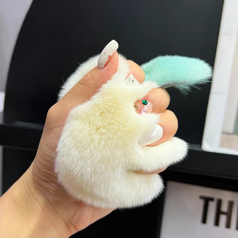 Móc Khóa Hình Quả Xoài Nhồi Bông Dễ Thương Dùng Làm Quà Tặng