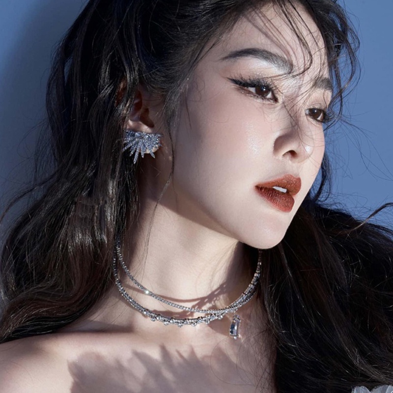 Khuyên tai tiệc đá sang chảnh YR