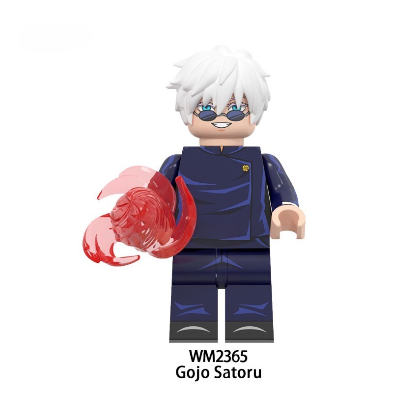 Jujutsu kaisen ryomen sukuna maki zenin inumaki toga gojo satoru panda nhật bản anime mini building blocks hình đồ chơi trẻ em quà tặng