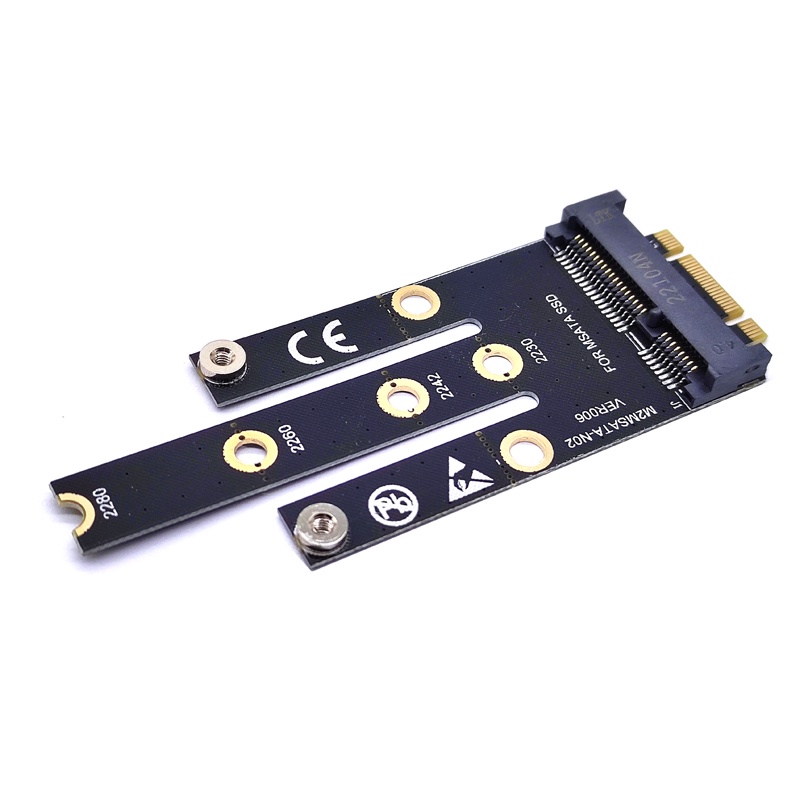 NGFF M.2 B + M Key to mSATA Mini PCI-E PCI-Express SATA 3.0 SSD Nam Bộ Chuyển Đổi Thẻ Nâng Cho 2242 