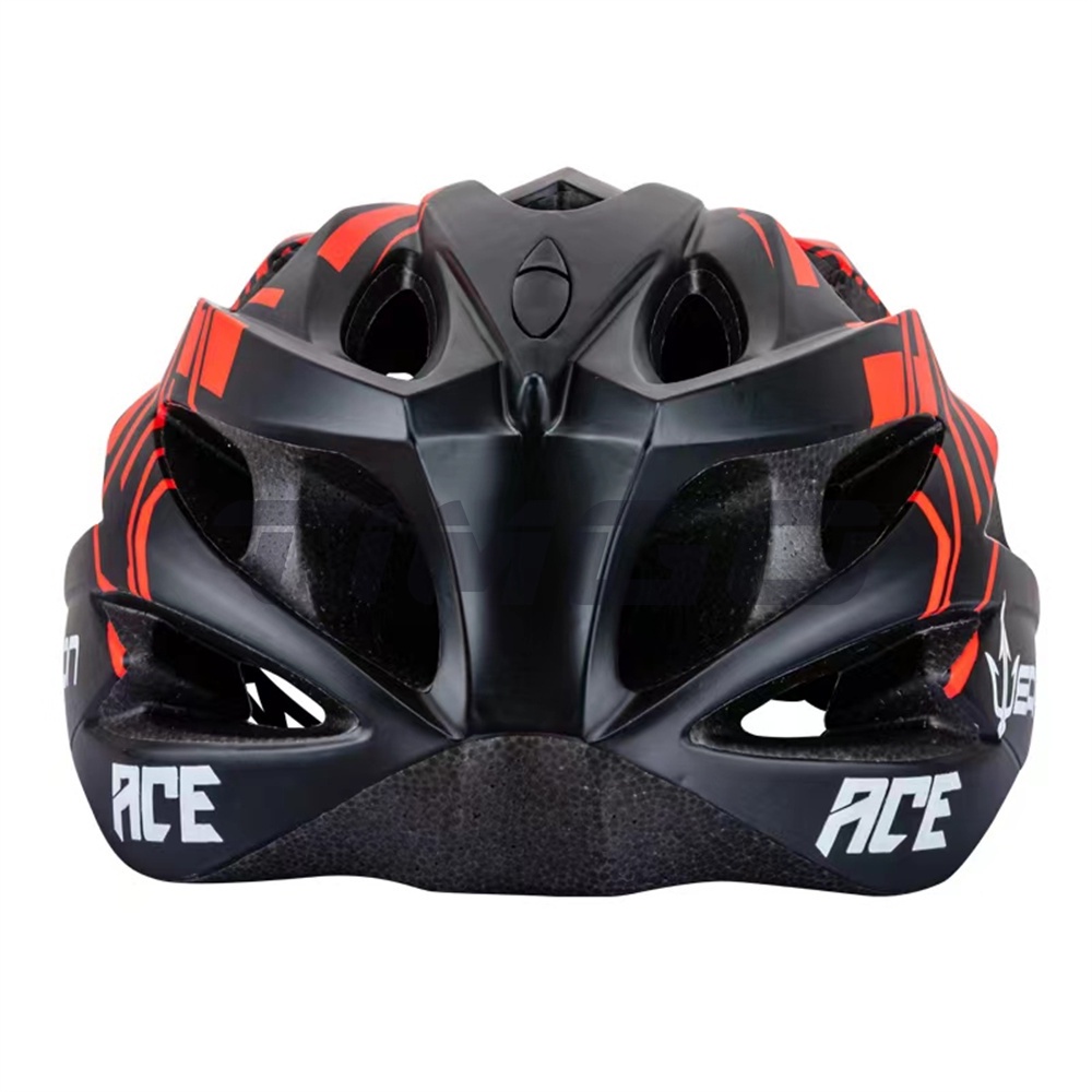 Eapon ace mtb mountain road bike mũ bảo hiểm người lớn đi xe đạp an toàn có thể tháo rời vành đen đỏ