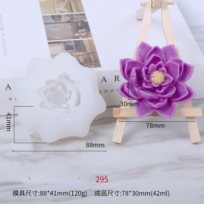 Khuôn silicone hoa hồng hoa mẫu đơn hoa cúc trang trí bánh sô cô la