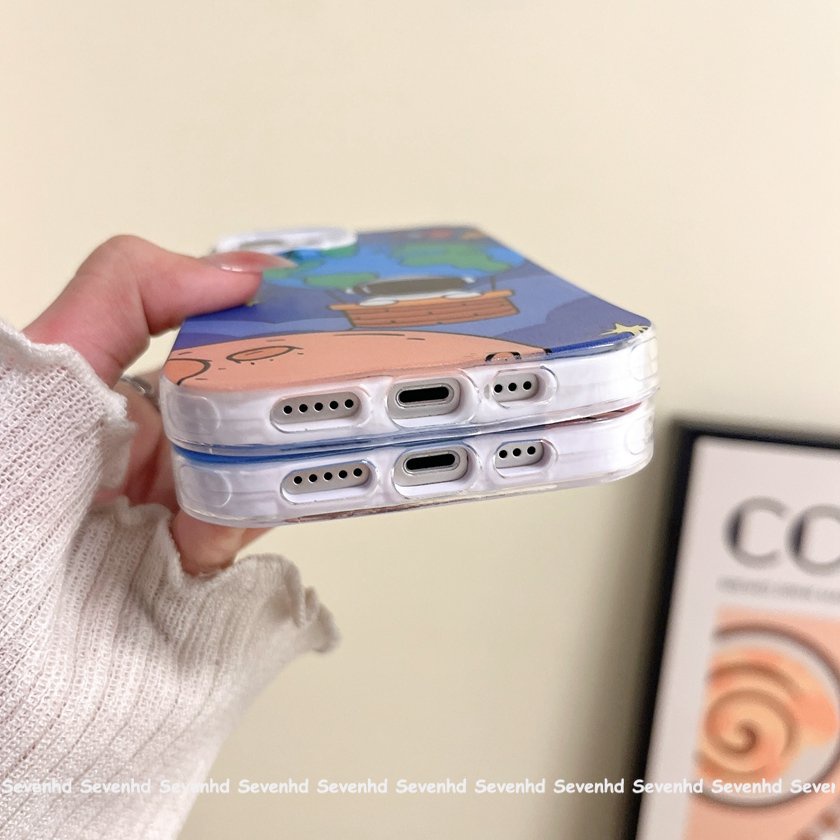 Ốp Điện Thoại Mềm Hình Phi Hành Gia 3 Trong 1 Cho iPhone 14 13 12 11 Pro Max Xs Max Xr X 7 8 Plus