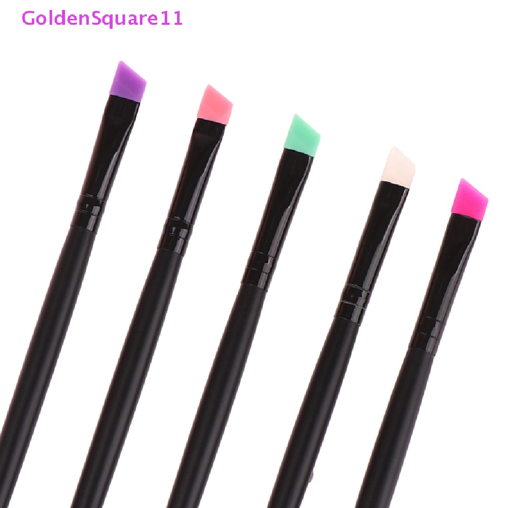 1 Cọ Trang Điểm Mắt Môi Chất Liệu Silicon Tiện Dụng