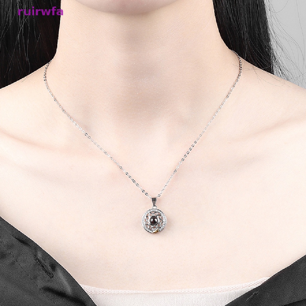 Set 2 Dây Chuyền Cặp Mặt Trời Và Mặt Trăng Có Nam Châm 100 Ngôn Ngữ Mới