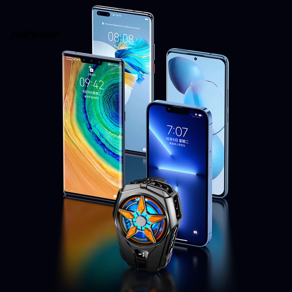 Sf_đầu Dẫn Tản Nhiệt Điện Thoại Giao Diện Type-C Với Đèn Nhiều Màu Sắc