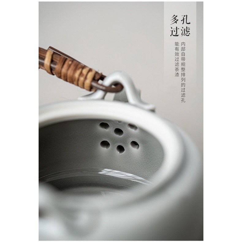 Ấm Trà Bằng Gốm Sứ Handmade Phong Cách Nhật Bản