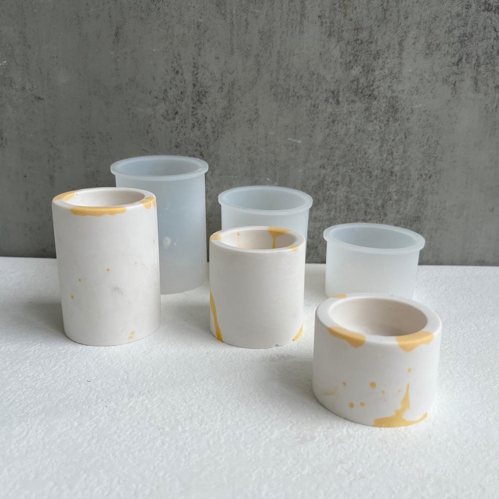 Khuôn Silicone Làm Đế Nến Thơm Hình Giọt Nước DIY