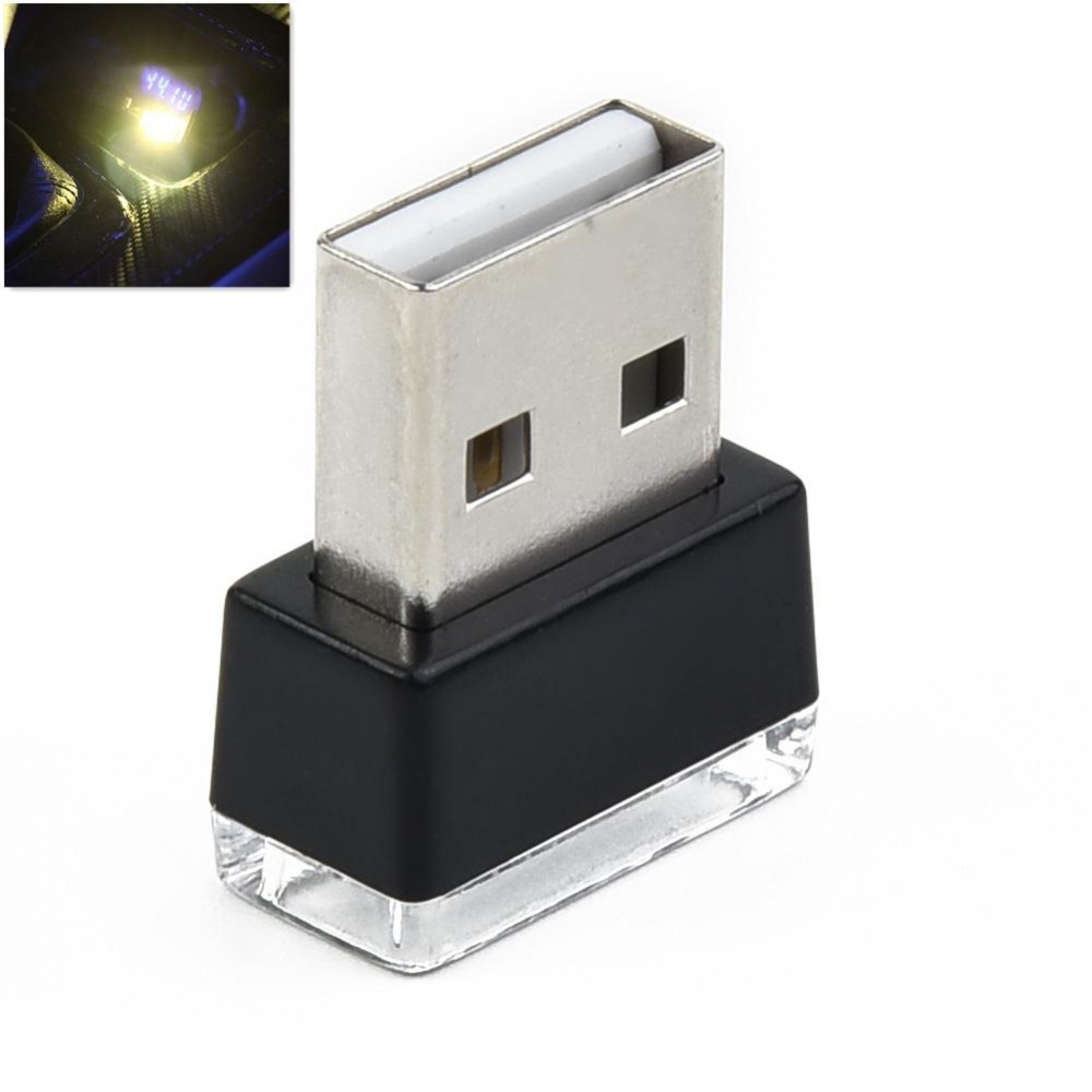 Đèn LED USB Mini ABS 5V 1 * * Chuyên Dụng Trang Trí Nội Thất Xe Hơi