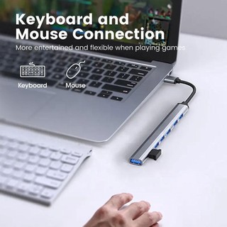 Bộ Chia USB 3.0 2.0 7 Cổng 5Gbps Tốc Độ Cao Cho Máy Tính