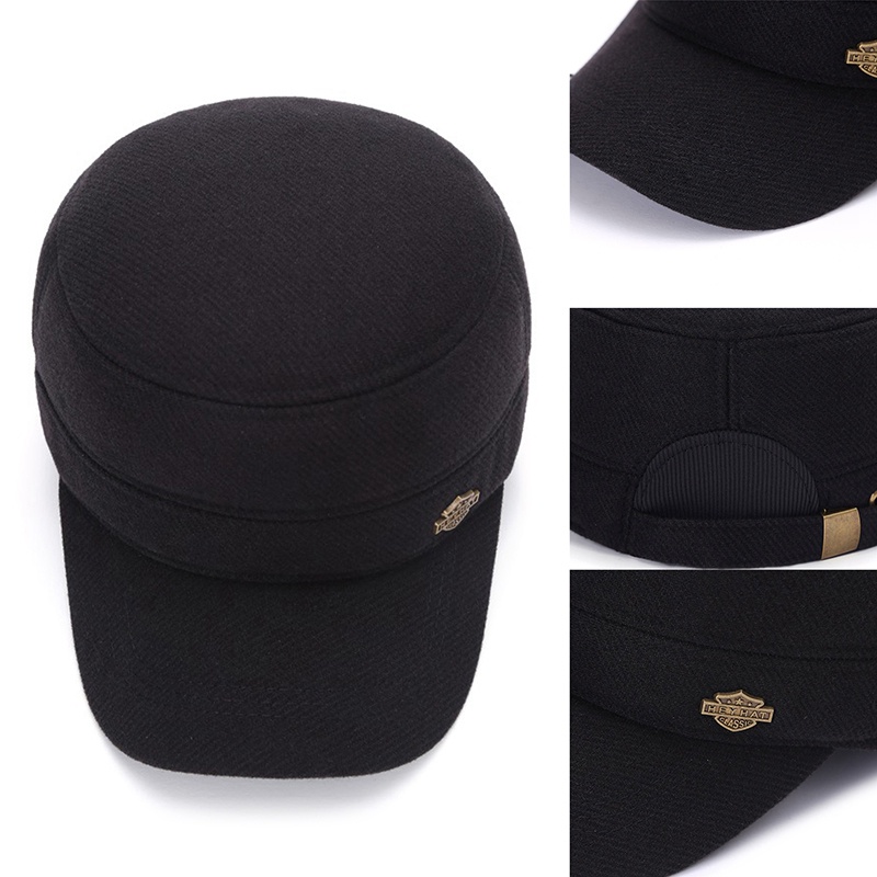 Mũ Lưỡi Trai Có Miếng Che Tai Chống Gió Giữ Ấm Mùa Đông Thời Trang Mới Cho Nam