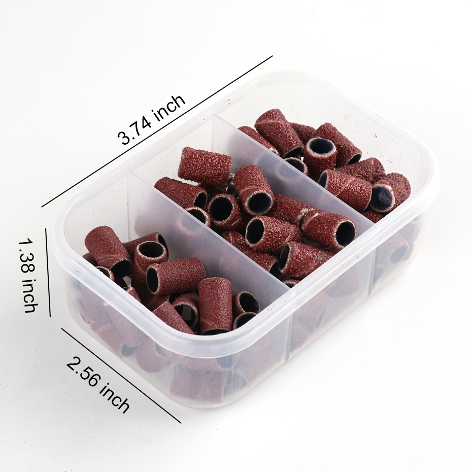 Đầu Chà Nhám Cho Máy Mài Móng Tay 180 / 120 / 80 Grit