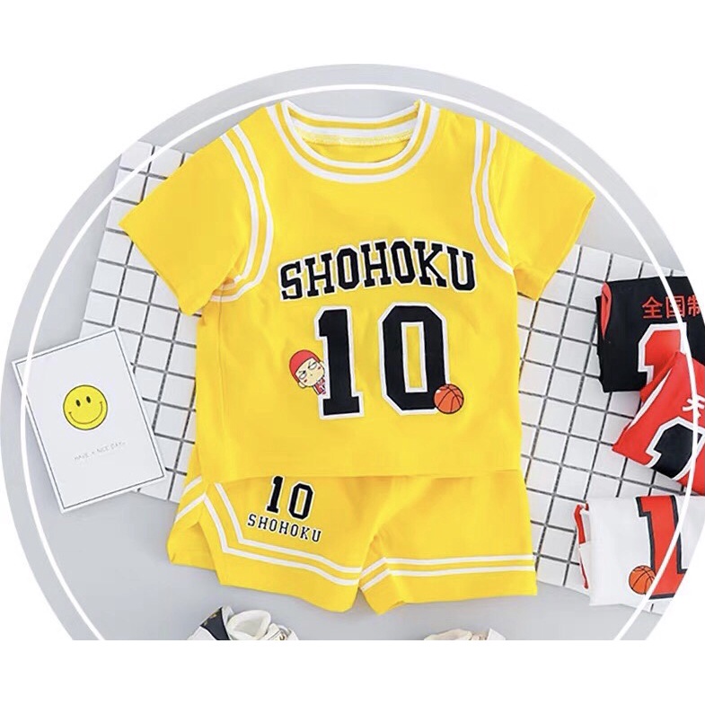 Set Bộ Thể Thao Chất Cotton Thấm Hút Mồ Hôi Cho Bé Trai, Bé Gái 7-18kg. Lina Kids.