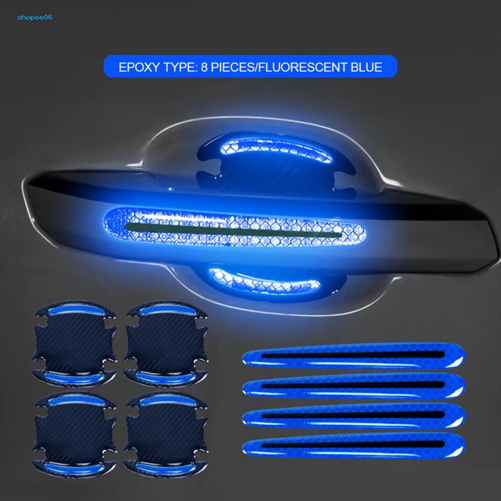 Bộ 8 Miếng Dán Tay Cầm Bằng Epoxy Phản Quang An Toàn Tiện Dụng