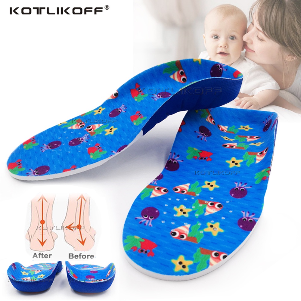 Cặp Đệm Lót Giày Hỗ Trợ Chỉnh Hình Bàn Chân Cho Trẻ Em
