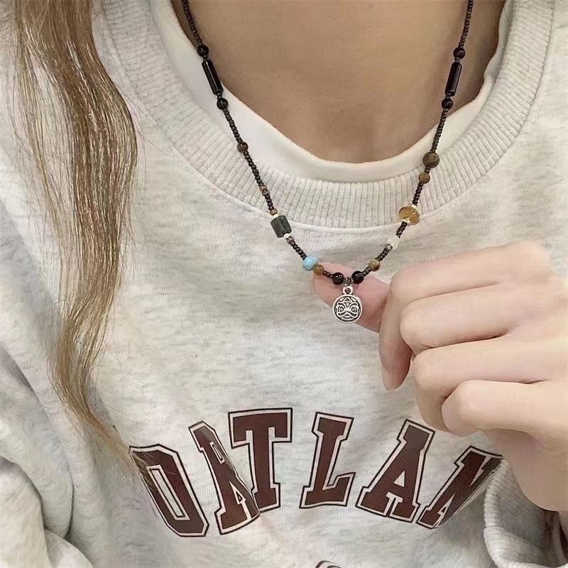 Vòng cổ Xỏ Hạt Thủ Công Phong Cách Dân Tộc Trung Hoa Mới