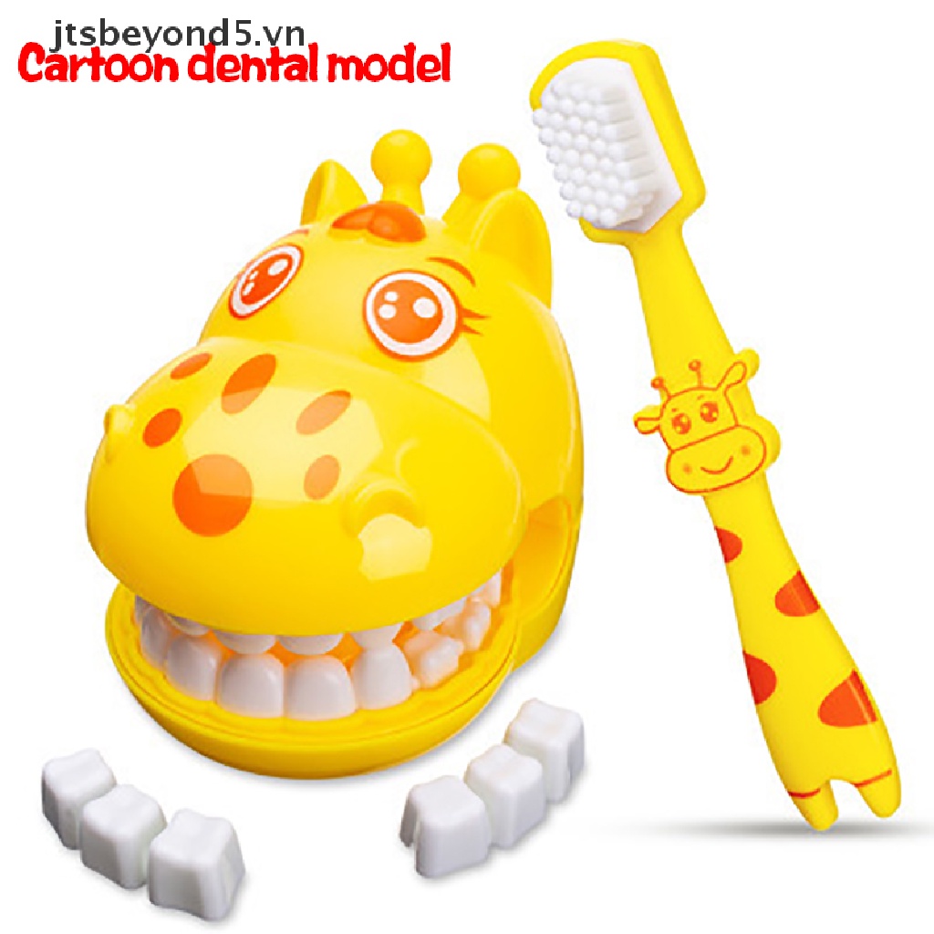 Set 4 Mô Hình Hàm Răng Đồ Chơi Giáo Dục Cho Bé
