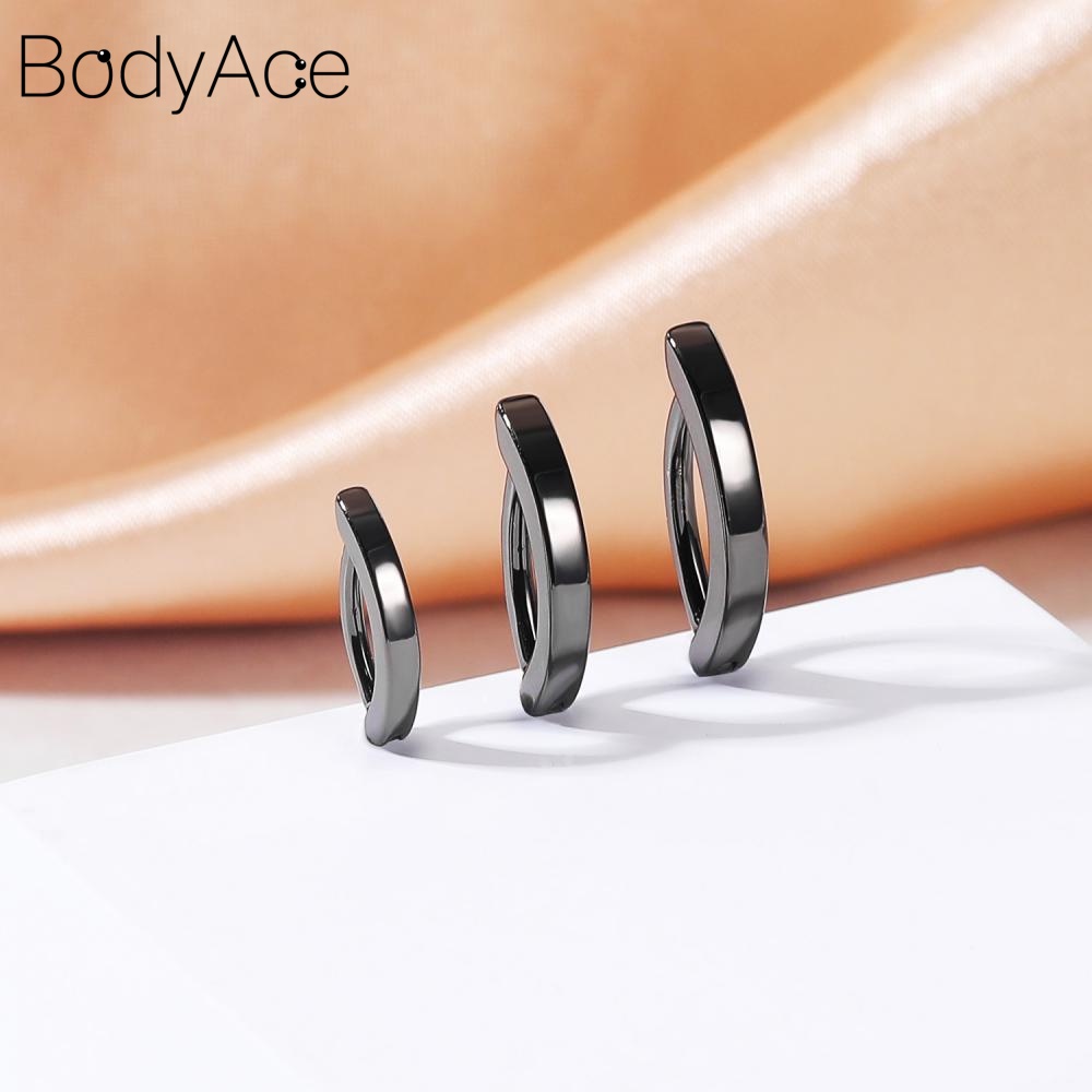 1 Khuyên Rốn Dạng Thanh Tạ Hình Chữ T Bằng Bạc Sterling 925 8 / 10 / 12mm