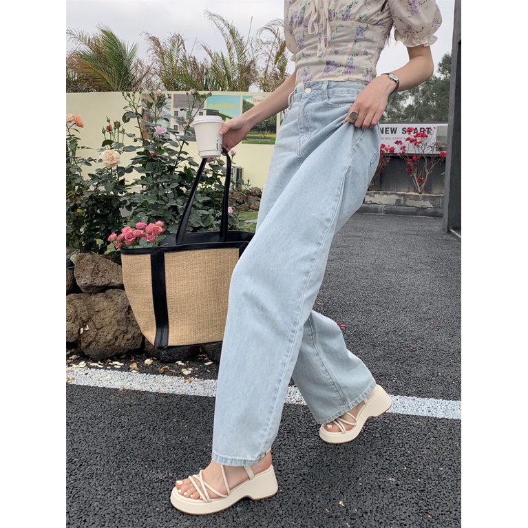 Giày Sandal Đế Xuồng Dày Hở Ngón Thời Trang Mùa Hè 2023
